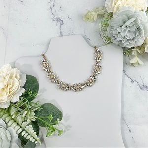 Charter Club Flower Rose Gold Statement Necklace